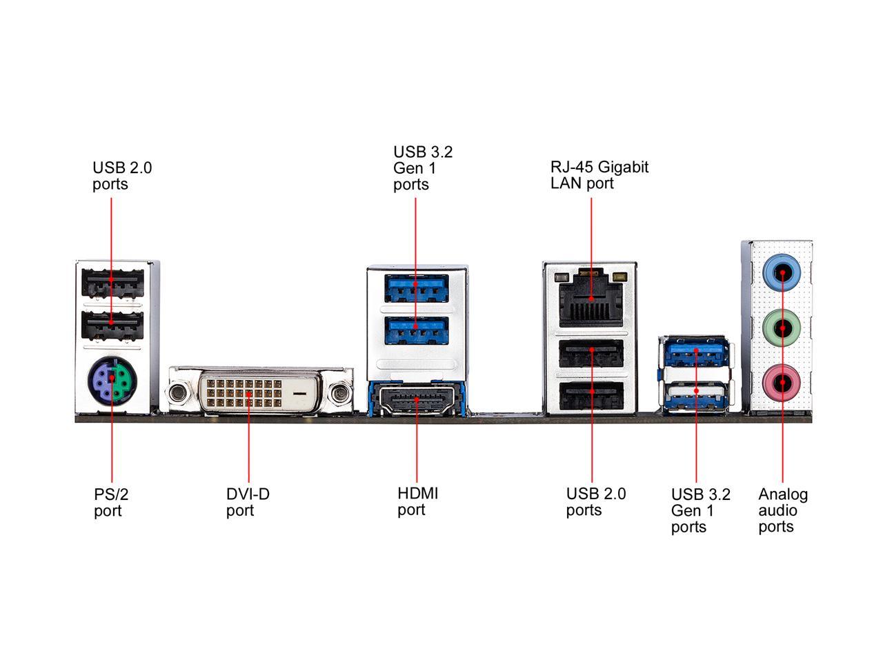 Gigabyte B550M Ds3H Am4 Amd B550 Micro-Atx Motherboard With Dual M.2, Sata 6Gb/S, Usb 3.2 Gen 1, Pcie 4.0
