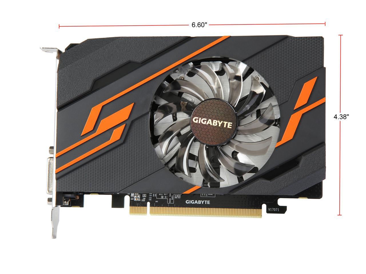 Gigabyte Geforce Gt 1030 2Gb Gddr5 Pci Express 3.0 X16 Video Card Gv-N1030Oc-2Gi
