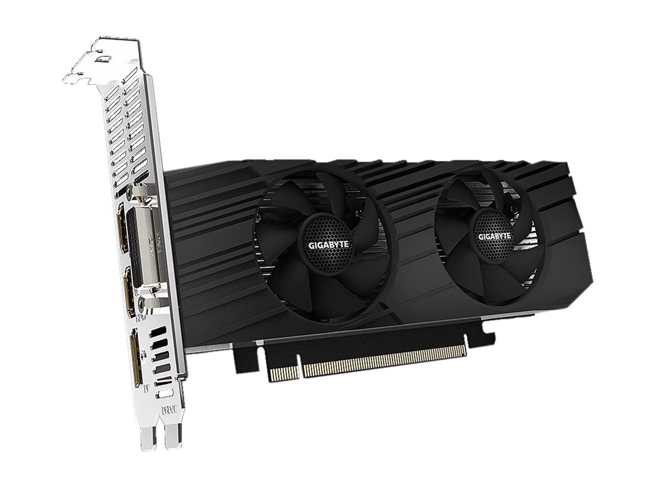 Gigabyte Geforce Gtx 1650 4Gb Gddr6 Pci Express 3.0 X16 Low Profile Ready Video Card Gv-N1656Oc-4Gl