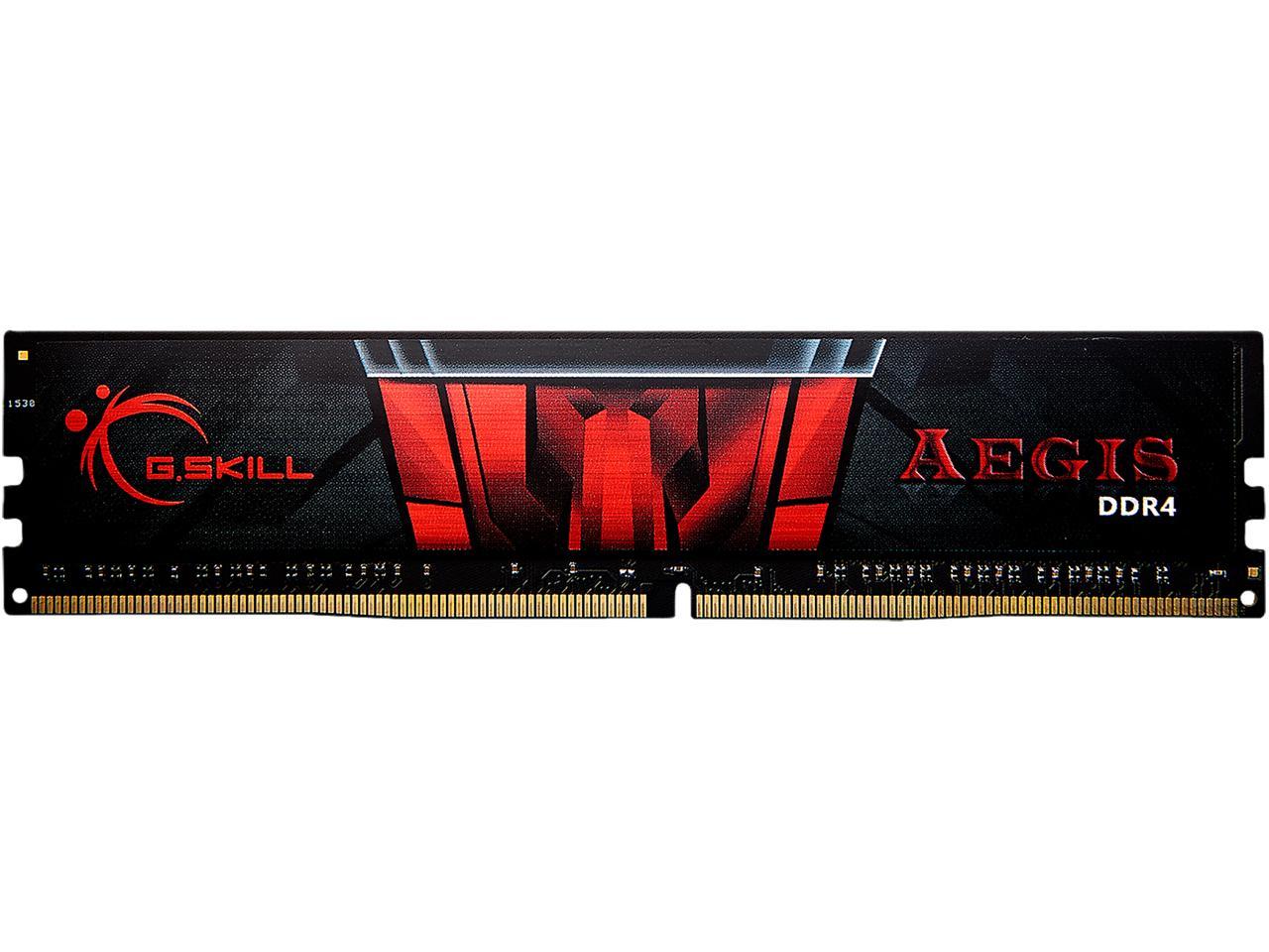 G.Skill Aegis 16Gb (2 X 8Gb) 288-Pin Ddr4 Sdram Ddr4 3200 (Pc4 25600) Intel Xmp 2.0 Memory Kit Model F4-3200C16D-16Gis