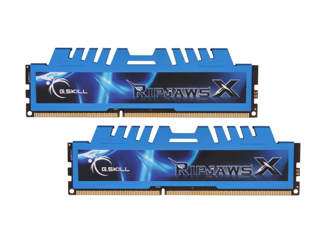 G.Skill Ripjaws X Series 16Gb (2 X 8Gb) 240-Pin Ddr3 Sdram Ddr3 1600 (Pc3 12800) Desktop Memory Model F3-1600C9D-16Gxm