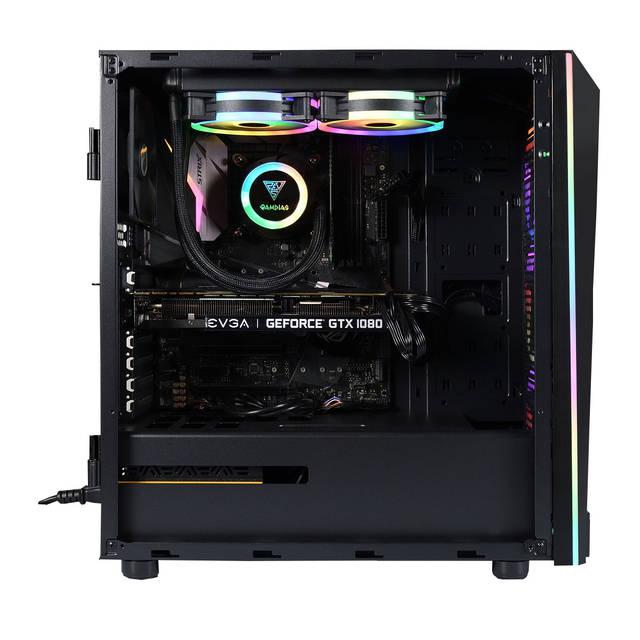 Gamdias Gd-Talos M1B No Power Supply Atx Mid Tower Case W/ Windows (Black)