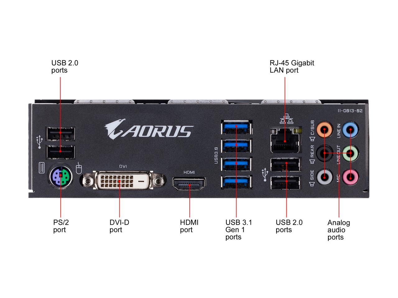 Gigabyte B450 Aorus Elite Am4 Amd B450 Sata 6Gb/S Atx Amd Motherboard