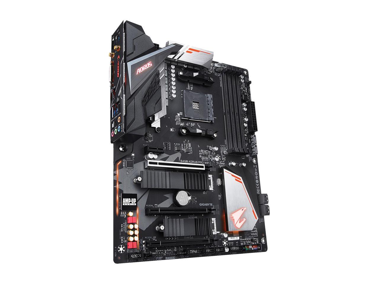 Gigabyte B450 Aorus Pro Wifi Am4 Amd B450 Sata 6Gb/S Atx Amd Motherboard