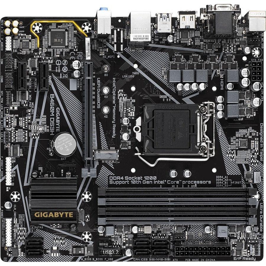 Gigabyte B460M Ds3H Lga 1200 Intel B460 Micro-Atx Motherboard With M.2, Sata 6Gb/S, Usb 3.2 Gen 1