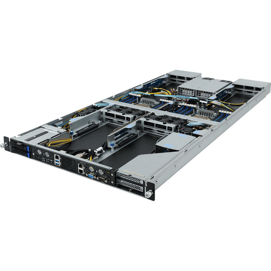 Gigabyte G191-H44 Barebone System - 1U Rack-mountable - Socket P LGA-3647 - 2 x Processor Support