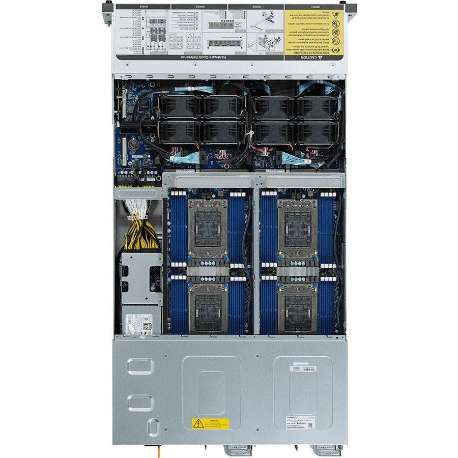 Gigabyte H262-Z62 Barebone System - 2U Rack-mountable - Socket SP3 - 2 x Processor Support