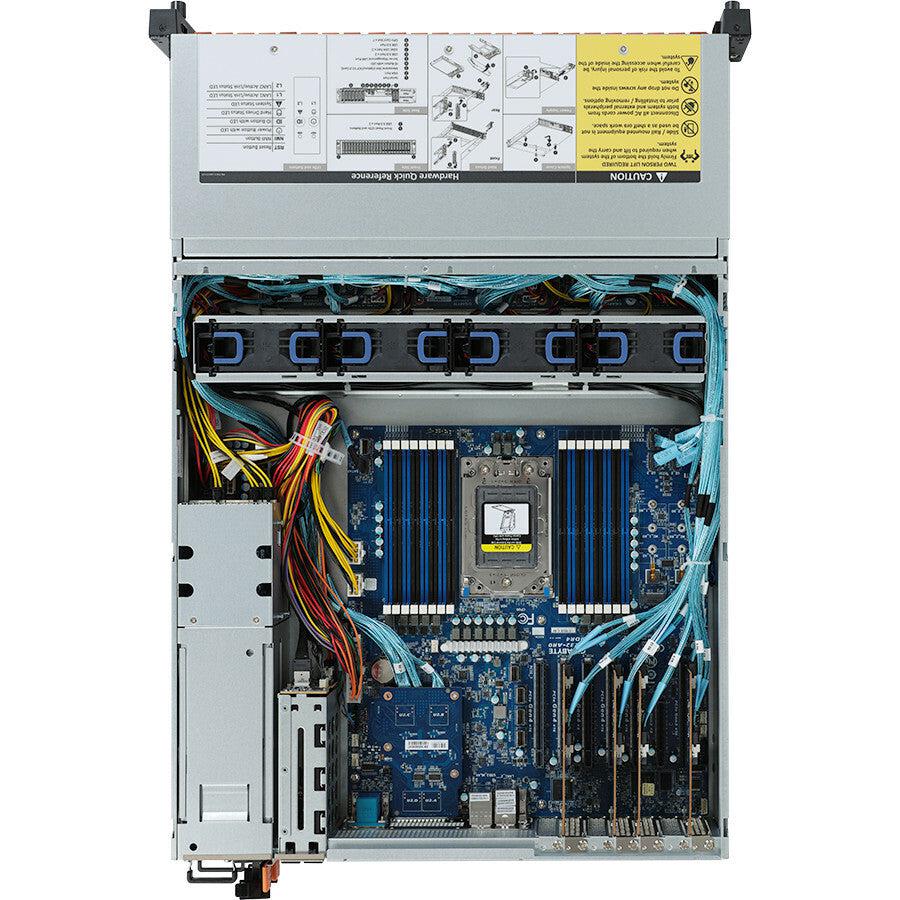 Gigabyte R272-Z32 Barebone System - 2U Rack-mountable - Socket SP3 - 1 x Processor Support