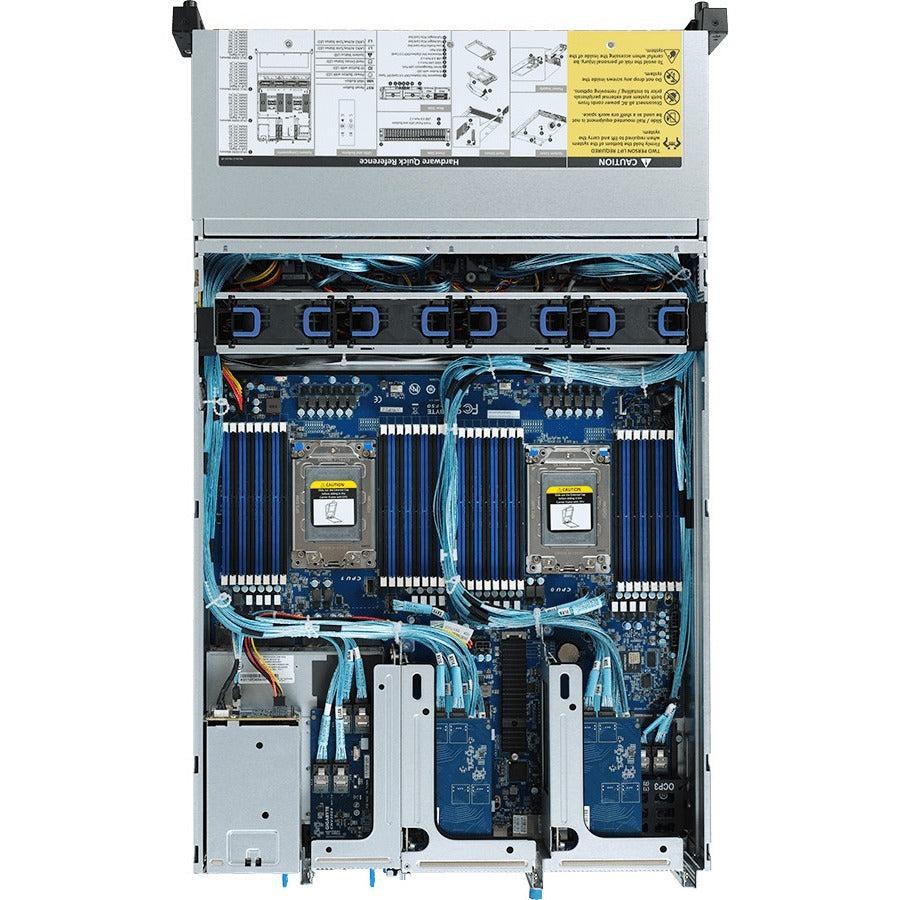 Gigabyte R282-Z92 Barebone System - 2U Rack-mountable - Socket SP3 - 2 x Processor Support
