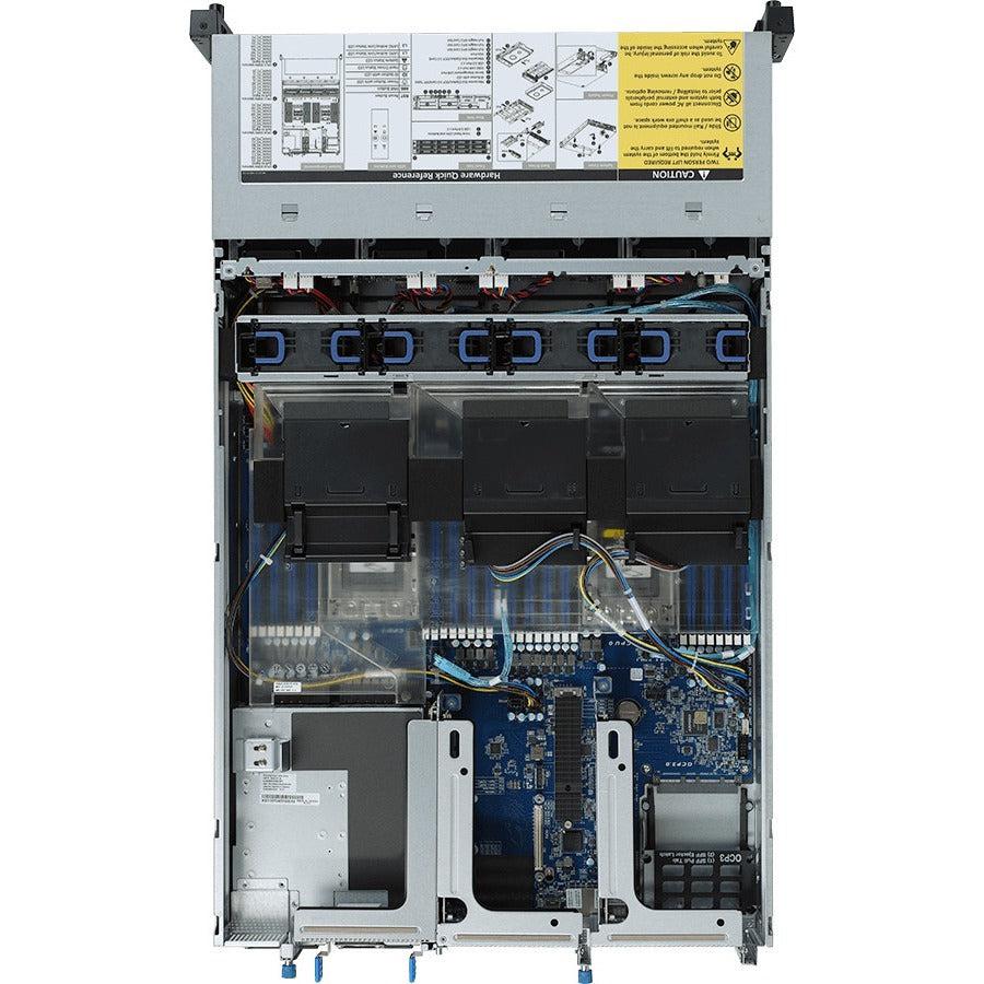 Gigabyte R282-Z93 Barebone System - 2U Rack-mountable - Socket SP3 - 2 x Processor Support