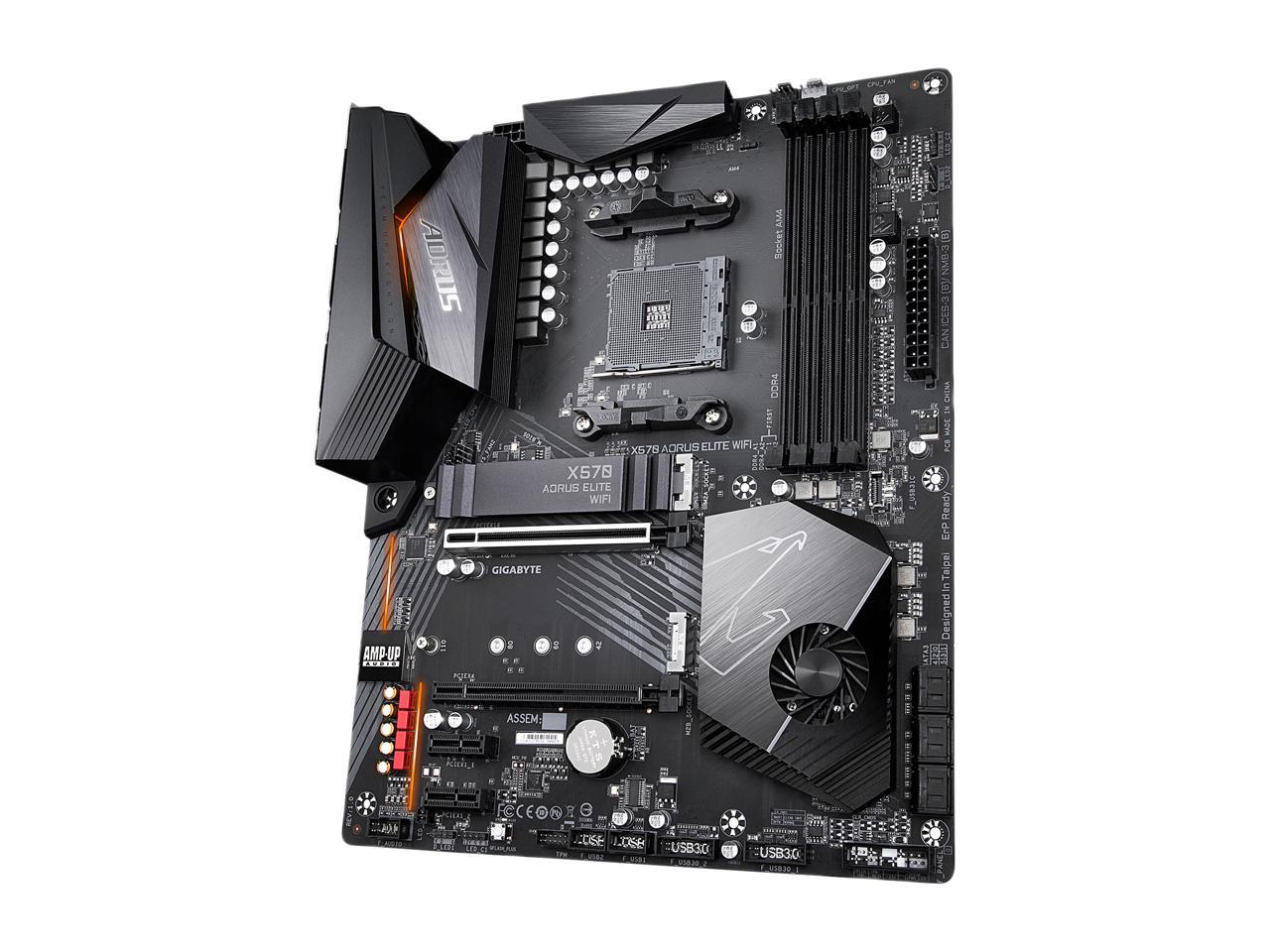 Gigabyte X570 Aorus Elite Wifi Am4 Amd X570 Sata 6Gb/S Atx Amd Motherboard