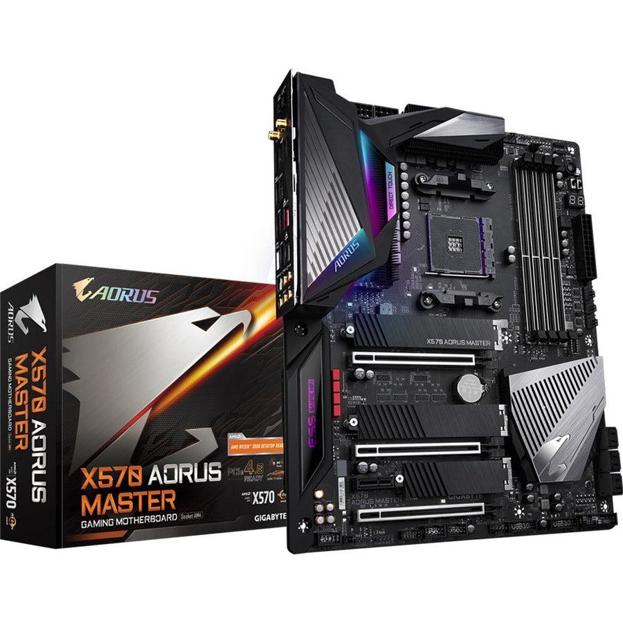 Gigabyte X570 Aorus Master (Rev. 1.2) Amd Ryzen 3000 Pcie 4.0 Sata 6Gb/S Usb 3.2 Amd X570 Atx Motherboard
