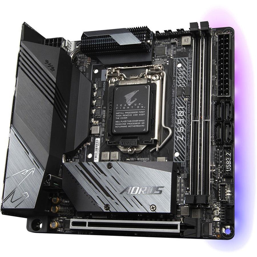 Gigabyte Z590I Aorus Ultra Lga 1200 Intel Z590 Mini-Itx Motherboard With Dual M.2, Pcie 4.0