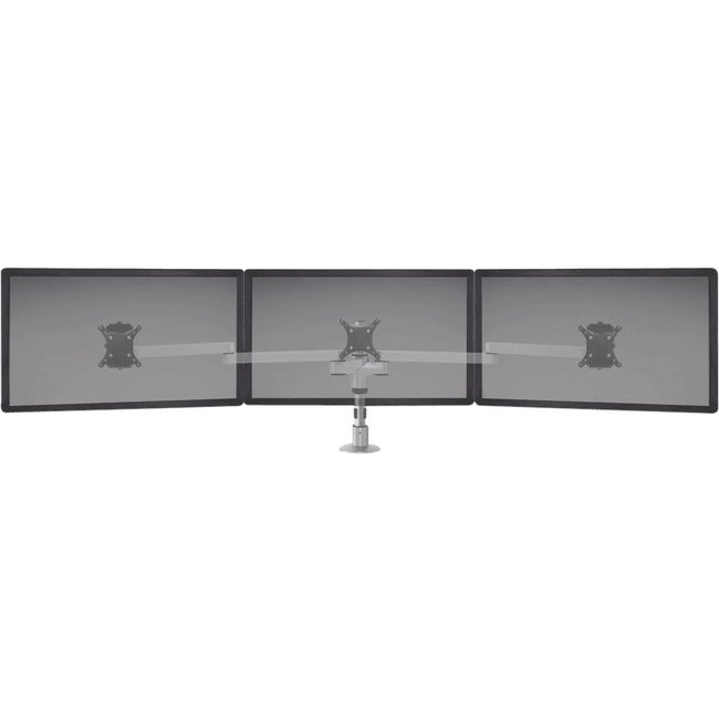 HAT Design Works Staxx STX-03S-124 Desk Mount for Monitor - Silver - Landscape/Portrait