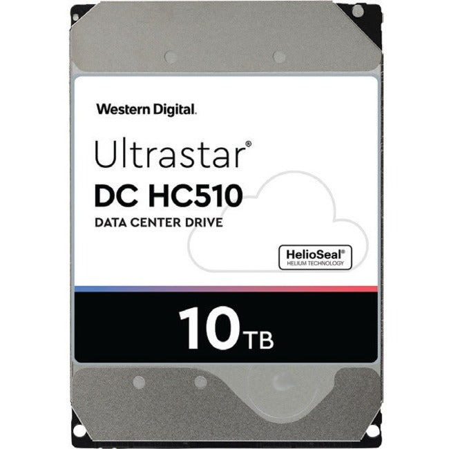 HGST Ultrastar DC HC510 10 TB Hard Drive - Internal - SAS (12Gb/s SAS) - 3.5 Carrier" 1EX0484