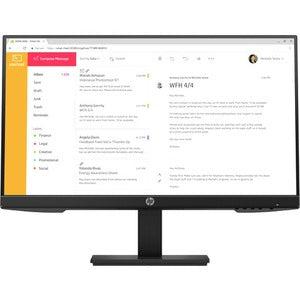 HP P24h G4 24 Class Full HD LCD Monitor - 16:9 - Black" 9UJ13A8#ABA
