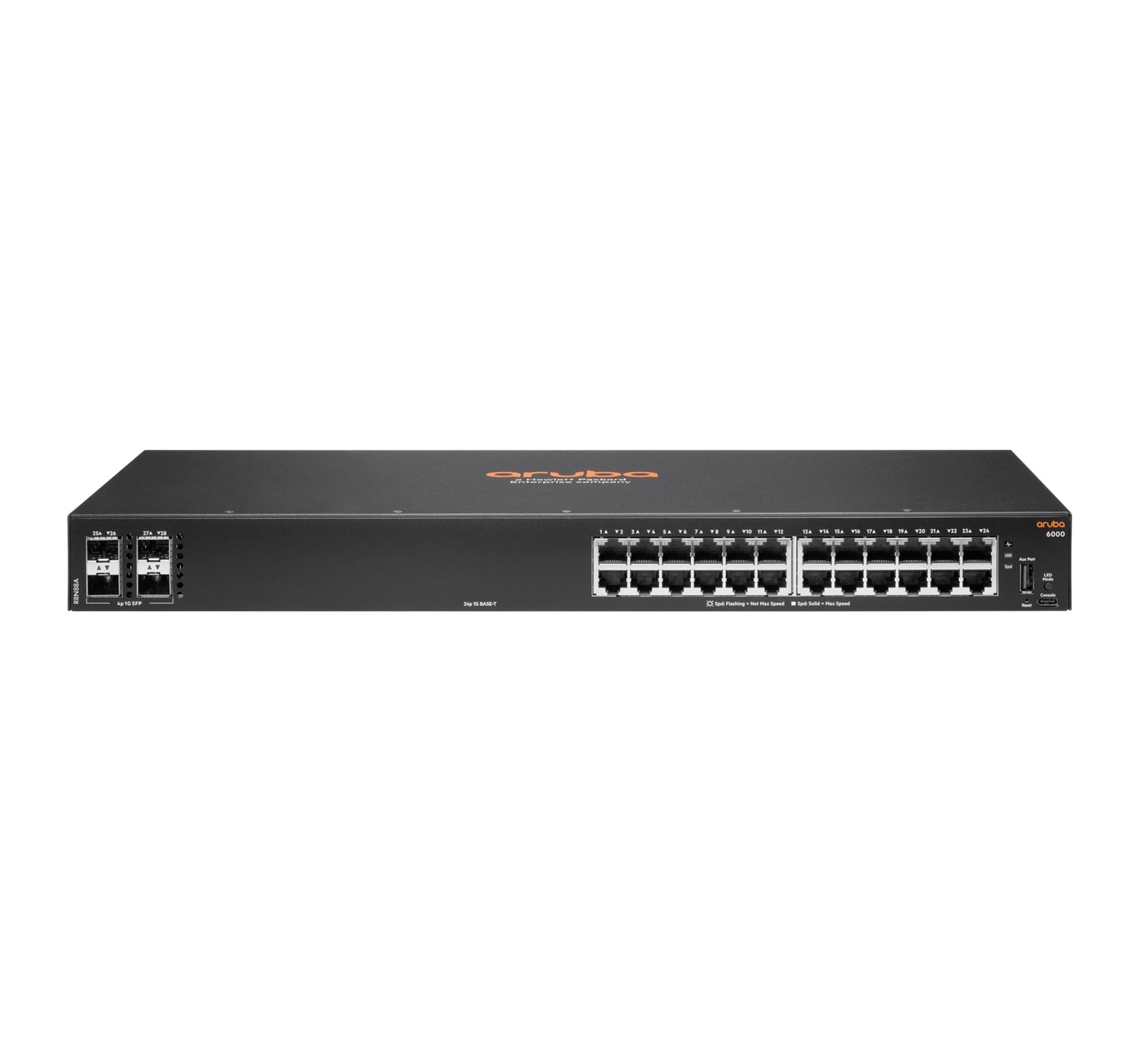 HPE Aruba Networking CX 6000 24G 4SFP Enterprise Access Switch - Rack-Mountable L3 | TecISoft R8N88A#ABA