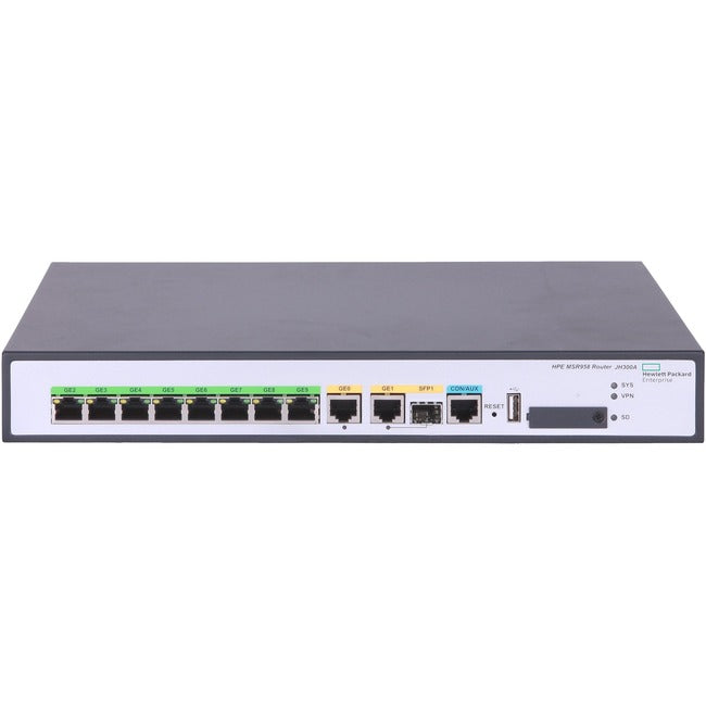 HPE FlexNetwork MSR958 1GbE and Combo 2GbE WAN 8GbE LAN Router JH300A#ABA