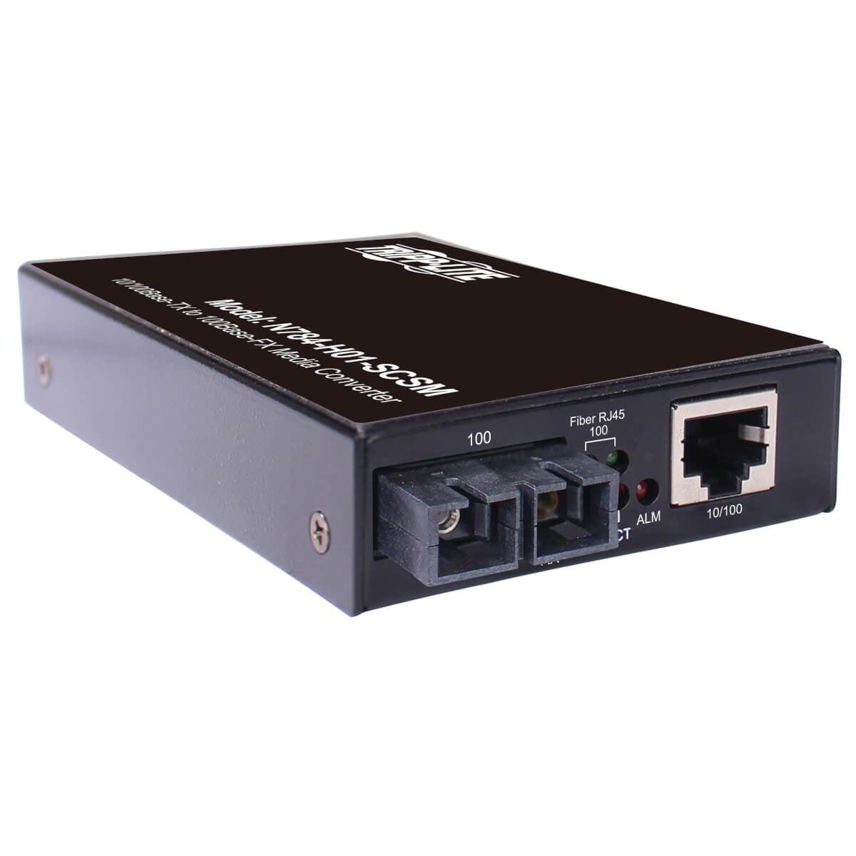 Hardened Media Converter 10/100 Mbps RJ45/SC Singlemode - Tripp Lite N784-H01-SCSM | TecISoft