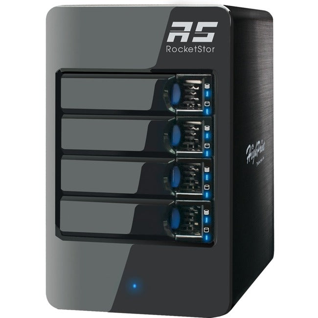 HighPoint RocketStor 6314A 4-Bay Thunderbolt 2 Hardware RAID Storage Enclosure RS6314A
