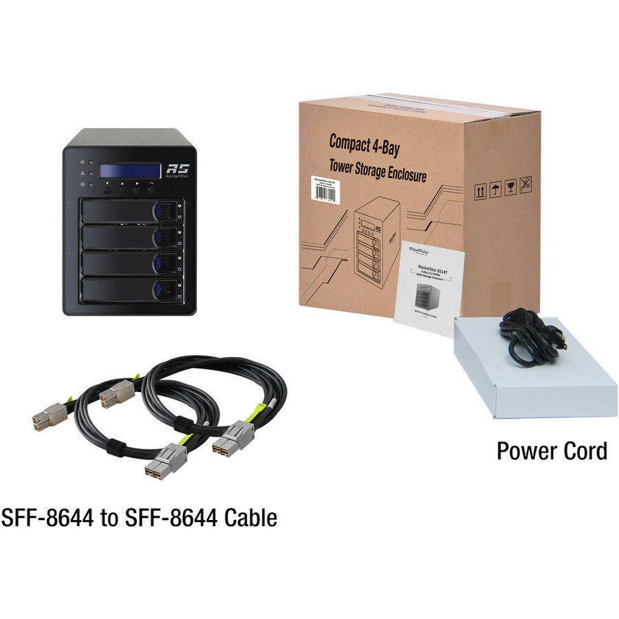 HighPoint eNVME SSD6540 4-Bay U.2 NVMe RAID Storage Solution