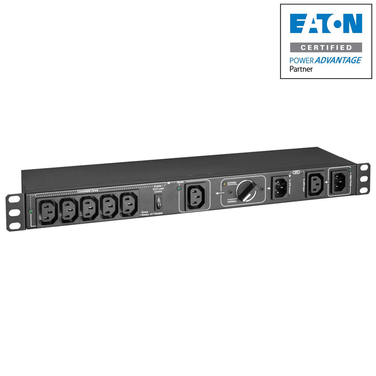 Hot-Swap PDU Manual Transfer Switch - 6 C13 Outlets Dual Input 1U Rack Mount | Tripp Lite PDUBHV101U