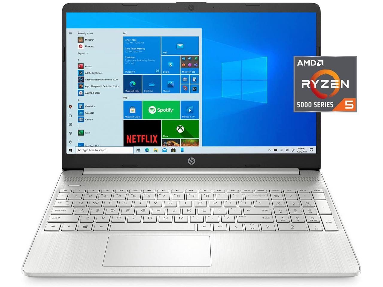 Hp 15.6 Inch Full Hd Custmized Laptop For Business And Student | Amd 6-Cores Ryzen 5-5500 (Beat B03205-32-512-0