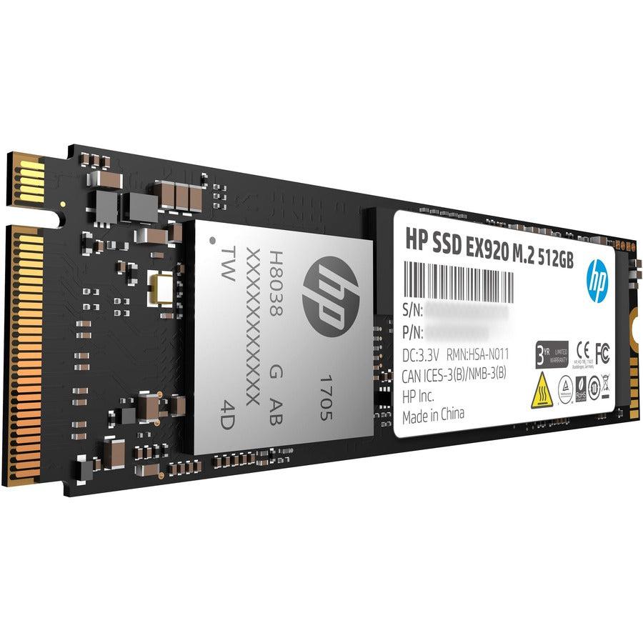Hp Ex920 Series M.2 512Gb Pci-Express 3.0 X4 Nvme1.3 Internal Solid State Drive
