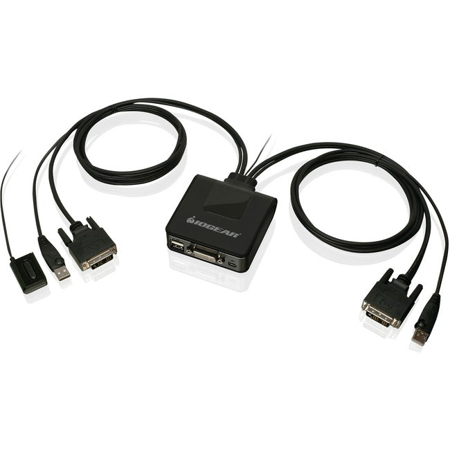 Iogear 2-Port Usb Dvi Cable Kvm Switch