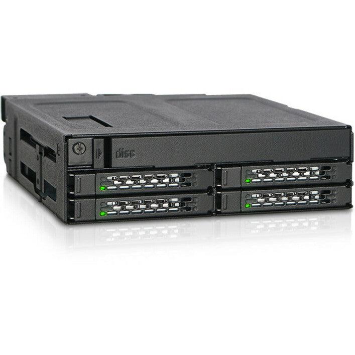 Icy Dock Tougharmor Mb604Spo-B 4X 2.5 Inch Sas & Sata Ssd/Hdd & (Ultra) Slim Odd Backplane Cage