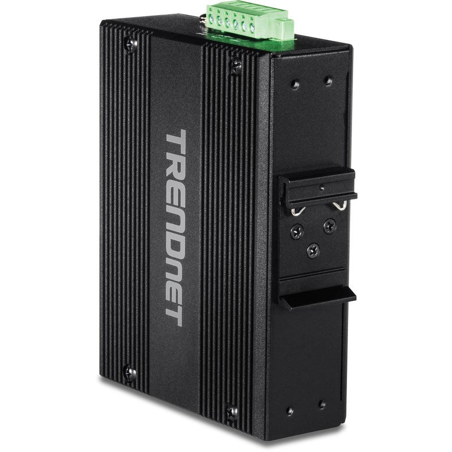 Industrial Gigabit PoE+ DIN-Rail Switch - Variable Voltage Ethernet | TRENDnet TI-PG80B