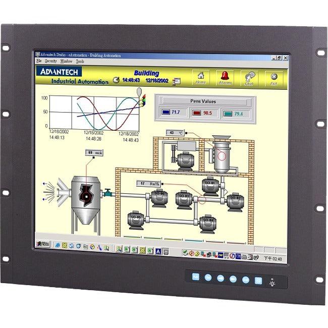 Industrial Rackmount Monitor 19 Inch - SXGA Touch Screen Display | TecISoft FPM-3191G-R3BE