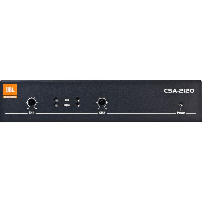 JBL Commercial CSA2120 Amplifier - 240 W RMS - 2 Channel - Black NCSA2120R-U-US