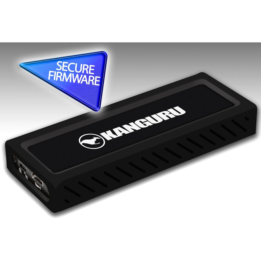 Kanguru UltraLock™ USB-C M.2 NVMe SSD, SuperSpeed+ USB 3.1 Gen 2, 500GB U3-NVMWP-500G