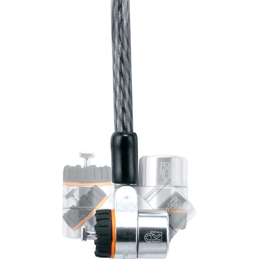 Kensington K67723Us Microsaver Keyed Ultra Laptop Lock (Black/Silver)