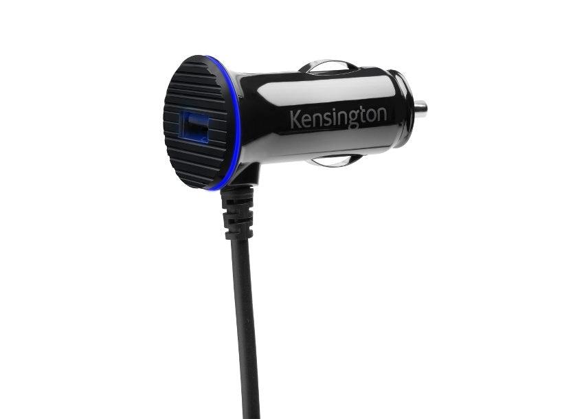 Kensington Powerbolt 3.4 Dual Fast Charge Car Charger With Micro Usb Cable