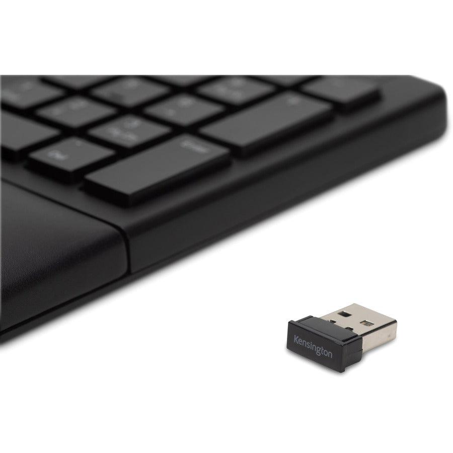Kensington Pro Fit® Ergo Wireless Keyboard And Mouse (Black)