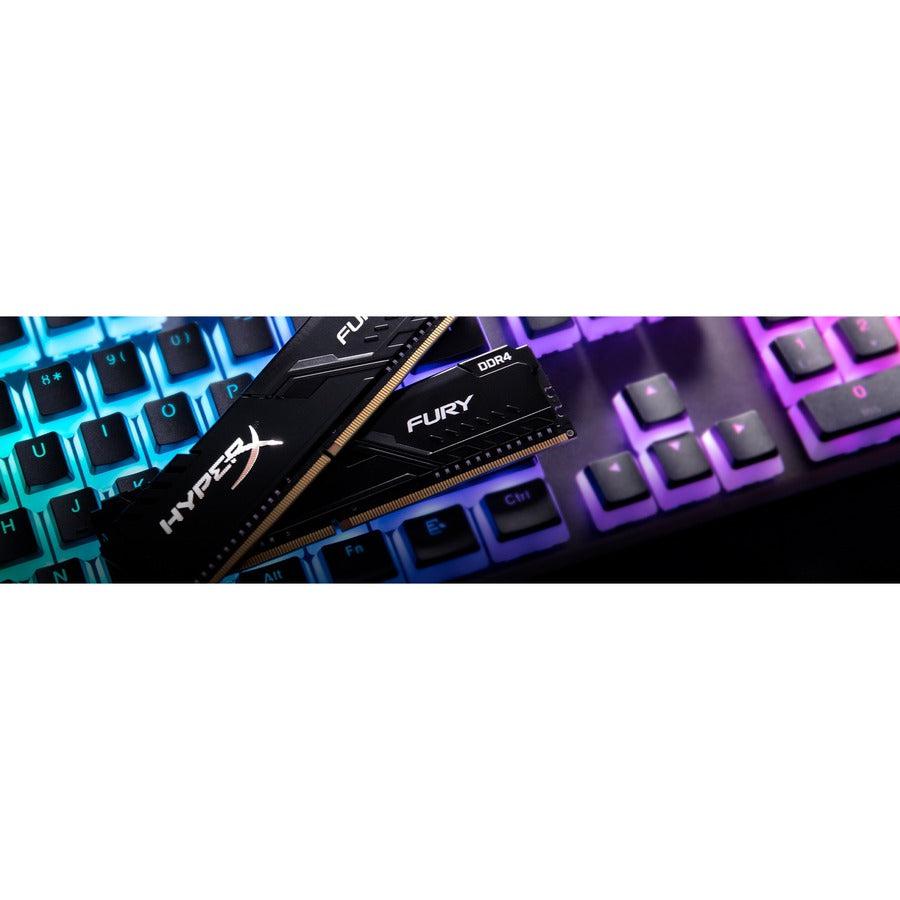 Kingston Hyperx Fury Black Hx426C16Fb3/8 Ddr4-2666 8Gb/1Gx64 Cl16 Memory