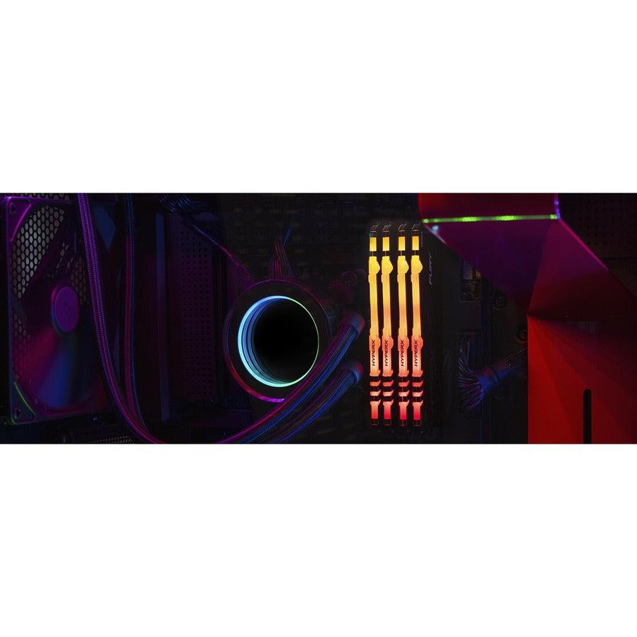 Kingston Hyperx Fury Rgb Hx426C16Fb3A/8 Ddr4-2666 8Gb/1Gx64 Cl16 Memory