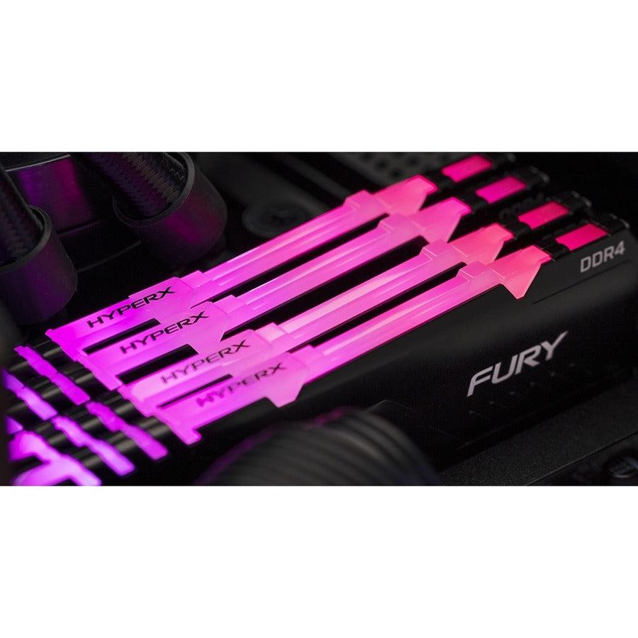 Kingston Hyperx Fury Rgb Hx426C16Fb3A/8 Ddr4-2666 8Gb/1Gx64 Cl16 Memory