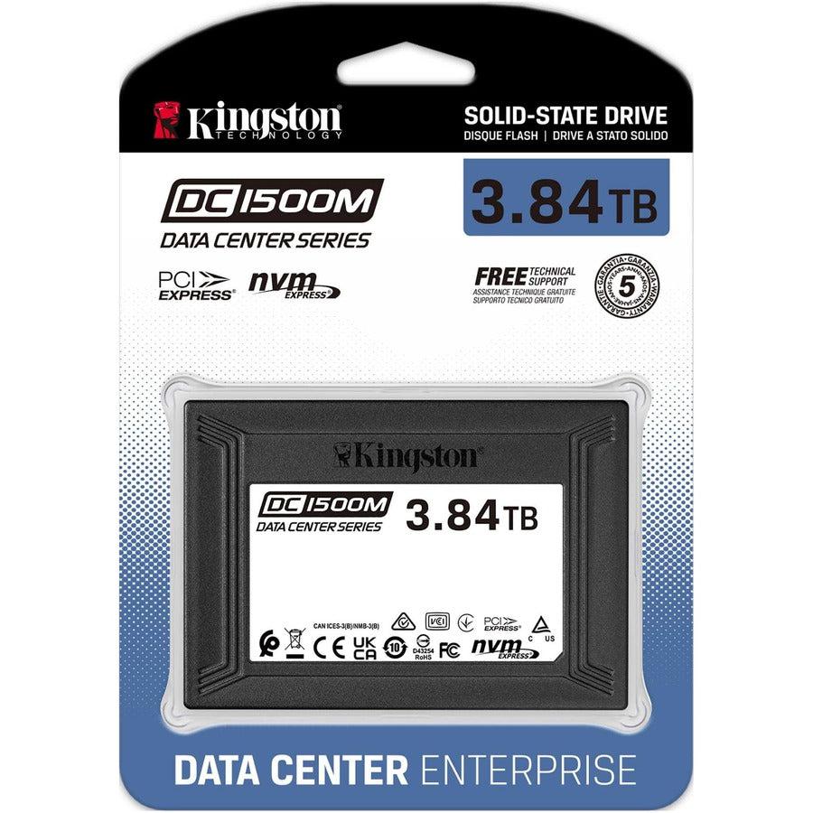 Kingston Technology Dc1500M U.2 Enterprise Ssd 3840 Gb Pci Express 3.0 3D Tlc Nvme