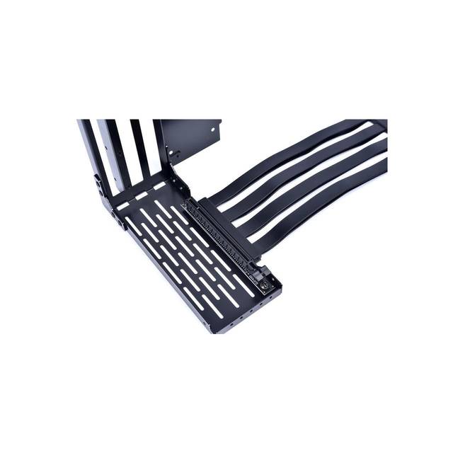 Lian Li Lan2-1X Premium Pci-E X16 3.0 Black Extender Riser Cable 200Mm And Covert Bracket For Lancool Ii / Lancool 2 / Lancool Two -Lan2-1X