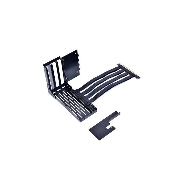 Lian Li Lan2-1X Premium Pci-E X16 3.0 Black Extender Riser Cable 200Mm And Covert Bracket For Lancool Ii / Lancool 2 / Lancool Two -Lan2-1X