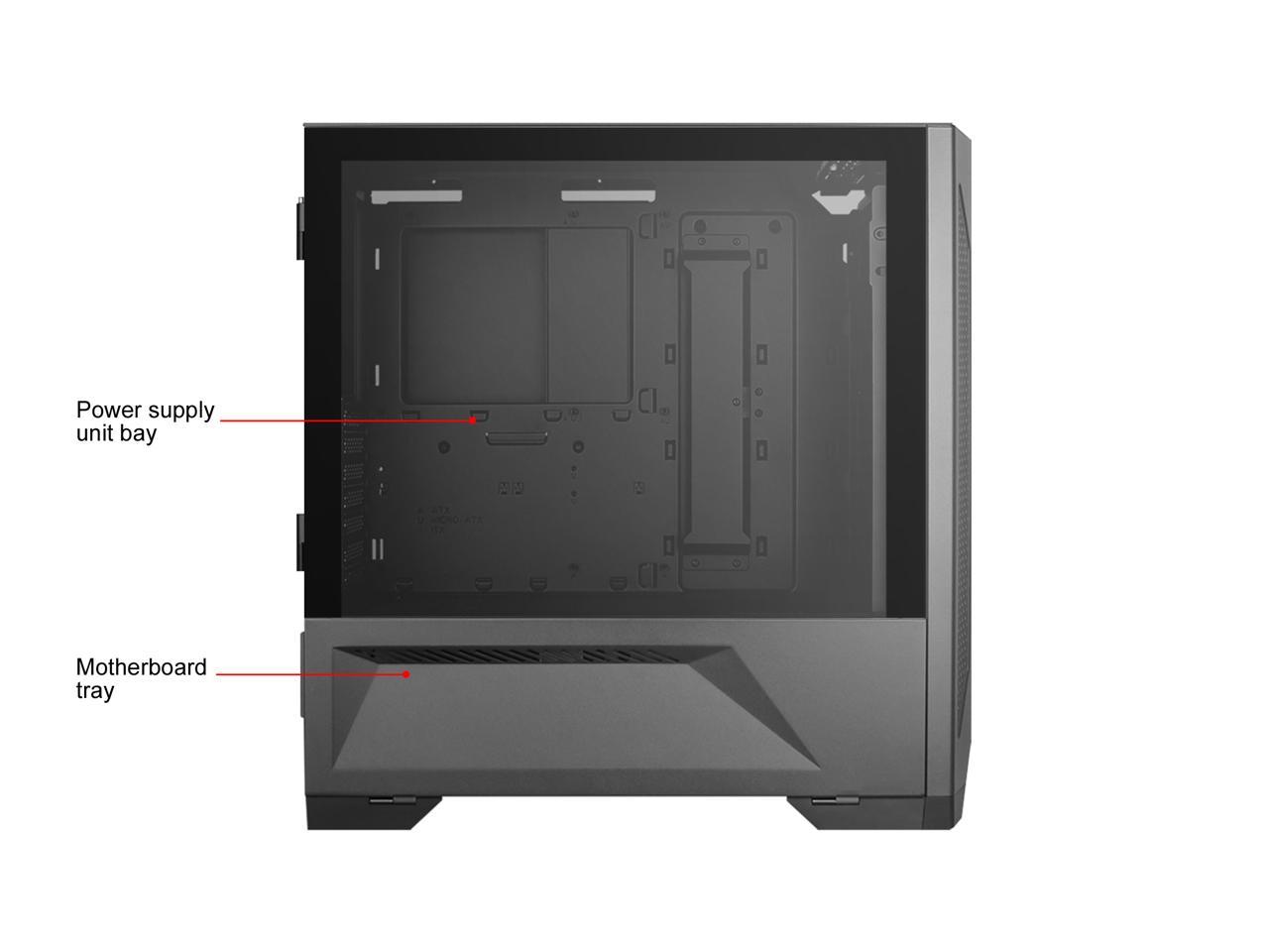 Lian Li Lancool Ii Black Tempered Glass Atx Case -Black Color -Lancool Ii -X