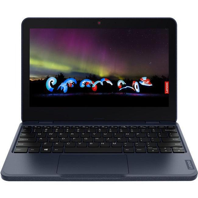 Lenovo 100w Gen 3 82HY000RUS 11.6 Netbook - HD - AMD 3015e - 4 GB - 128 GB Flash Memory - English Keyboard - Abyss Blue"