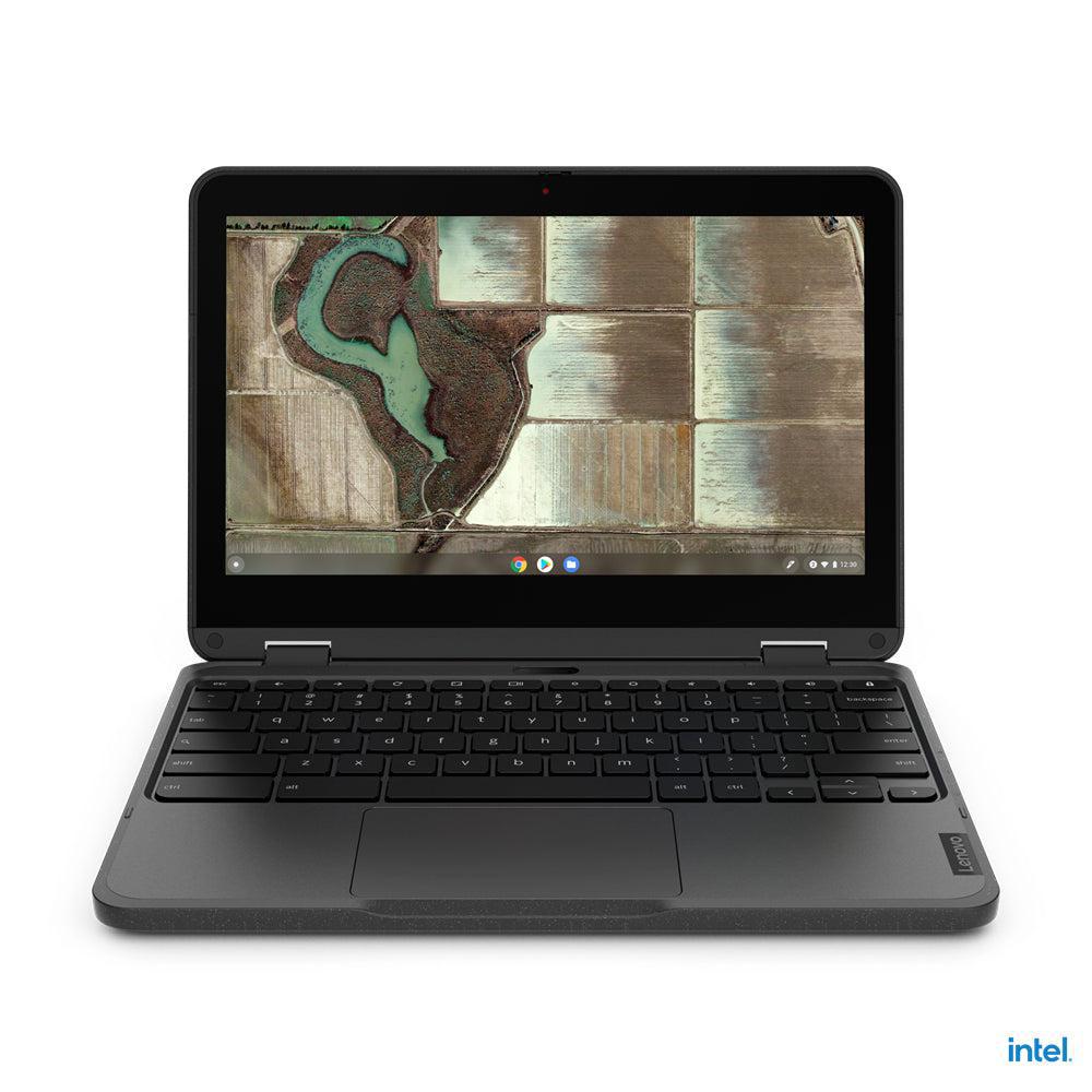 Lenovo 500E Chromebook 29.5 Cm (11.6") Touchscreen Hd Intel® Celeron® N 4 Gb Lpddr4X-Sdram 32 Gb Emmc Wi-Fi 6 (802.11Ax) Chrome Os Grey 82Jb0000Us