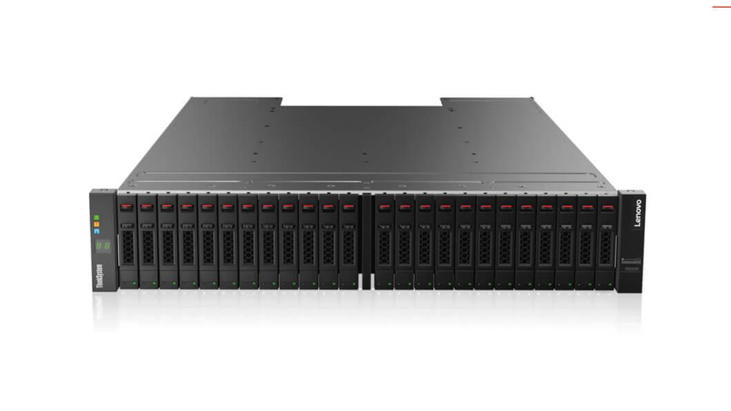 Lenovo Ds4200 Sff Sas Dual Contr Disk Array Rack (2U) Black, Stainless Steel
