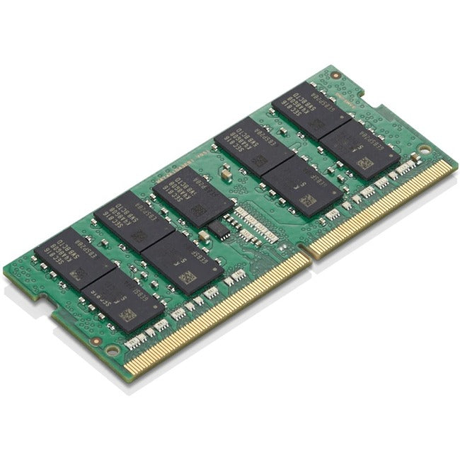 Lenovo - Ddr4 - Module - 8 Gb - So-Dimm 260-Pin - 2666 Mhz / Pc4-21300 - 1.2 V - Unbuffered - Non-Ecc - Cru - Green - For Thinkbook 13, 14, 15, Thinkcentre M715Q (2Nd Gen), M75, Thinkpad E14, E15, P73, V14, V15