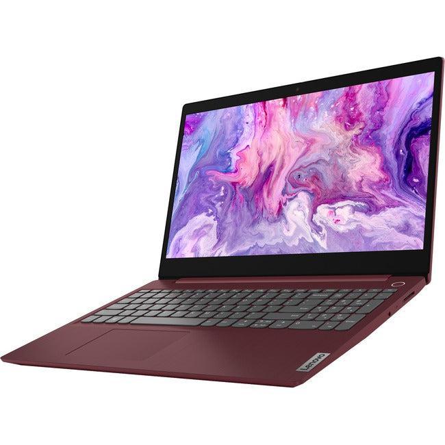 Lenovo-IMSourcing IdeaPad 3 15IIL05 81WE00L5US 15.6 Notebook - Full HD - Intel Core i5 10th Gen i5-1035G1 - 8 GB - 256 GB SSD - English Keyboard - Cherry Red"