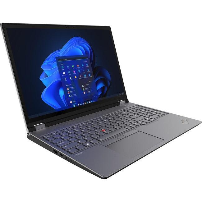 Lenovo Thinkpad P16 G1 21D6007Qus 16" Mobile Workstation - Wuxga - 1920 X 1200 - Intel Core I9 12Th Gen I9-12900Hx Hexadeca-Core (16 Core) 2.30 Ghz - 32 Gb Total Ram - 1 Tb Ssd - Storm Gray